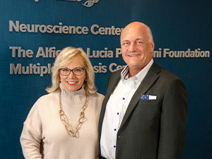 Mary Ann Picone, MD, Medical Director of MS Center, and Michael Maron, President & CEO of Holy Name